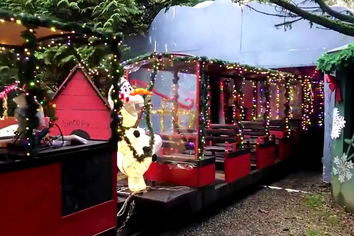 bear creek park christmas train surrey