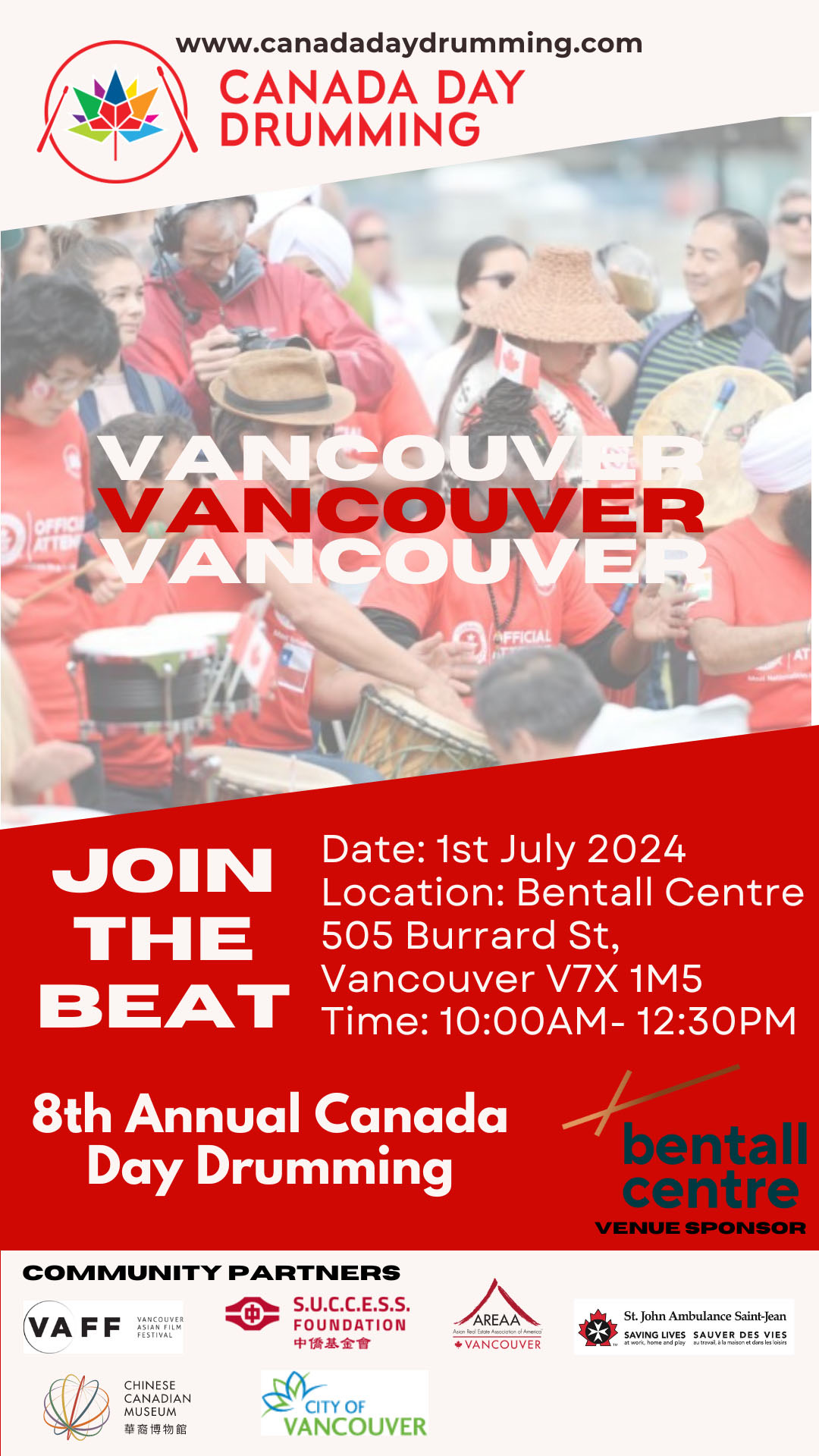 Canada Day drumming