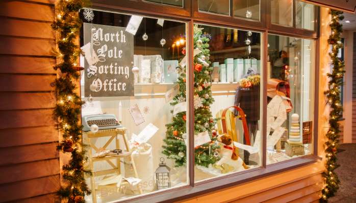 Richmond waterfront Steveston window display