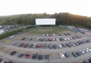 Twilight drive-in theatre